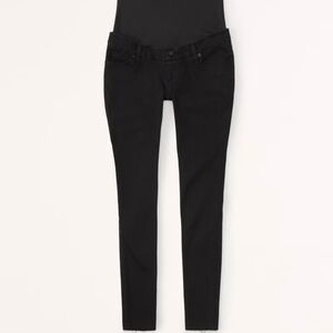 Abercrombie & Fitch Maternity Jean Legging. Black. Size 25. EUC